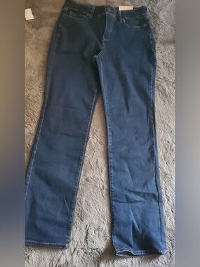 NYDJ Dark Blue Straight-Leg Women's Jeans